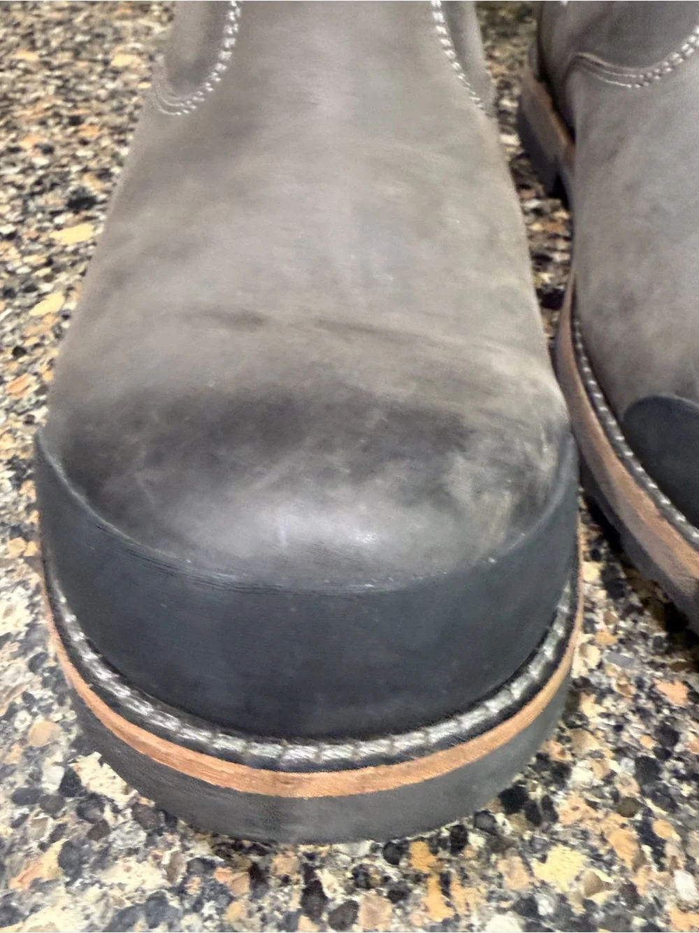 KEEN Men's Chelsea Work Boot - Gray 11.5